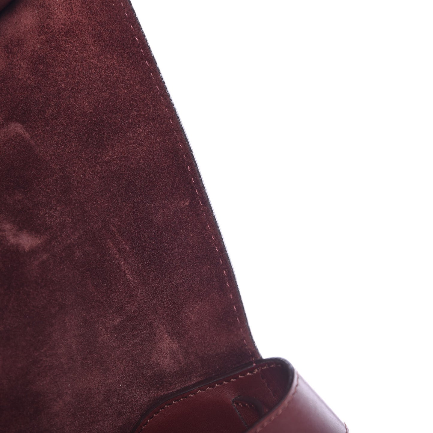 Natural Calfskin Medium Phantom Luggage Burgundy