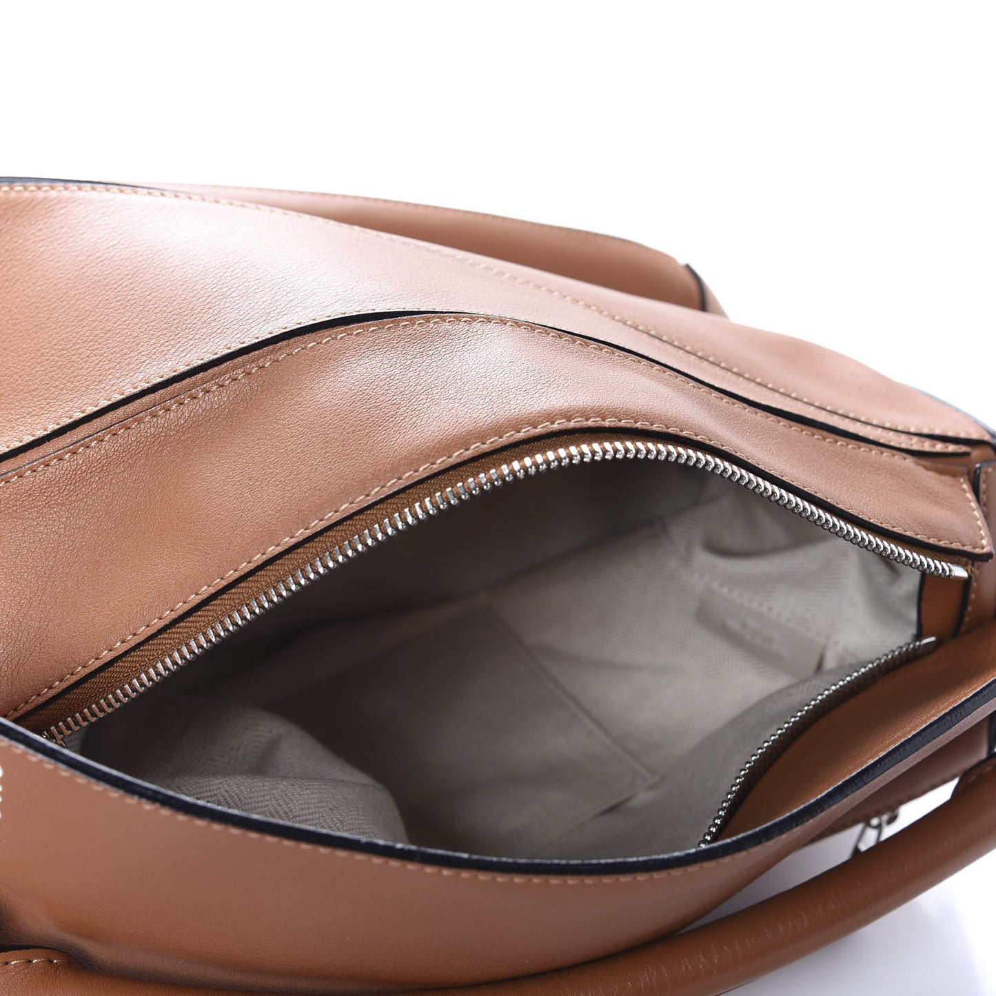 Calfskin Medium Puzzle Bag Tan