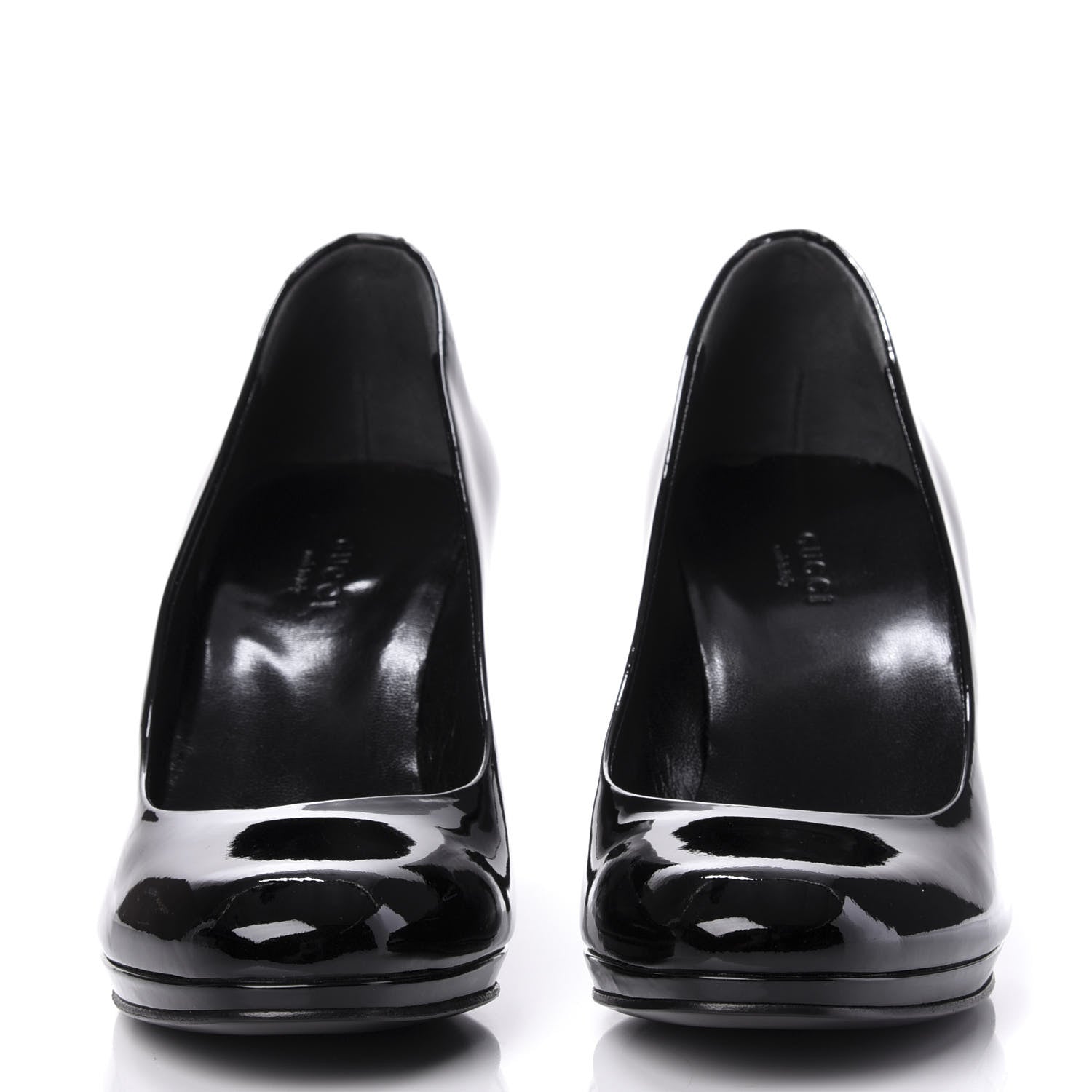 Gucci Patent Calfskin Pumps 36.5 Black 2 of 11
