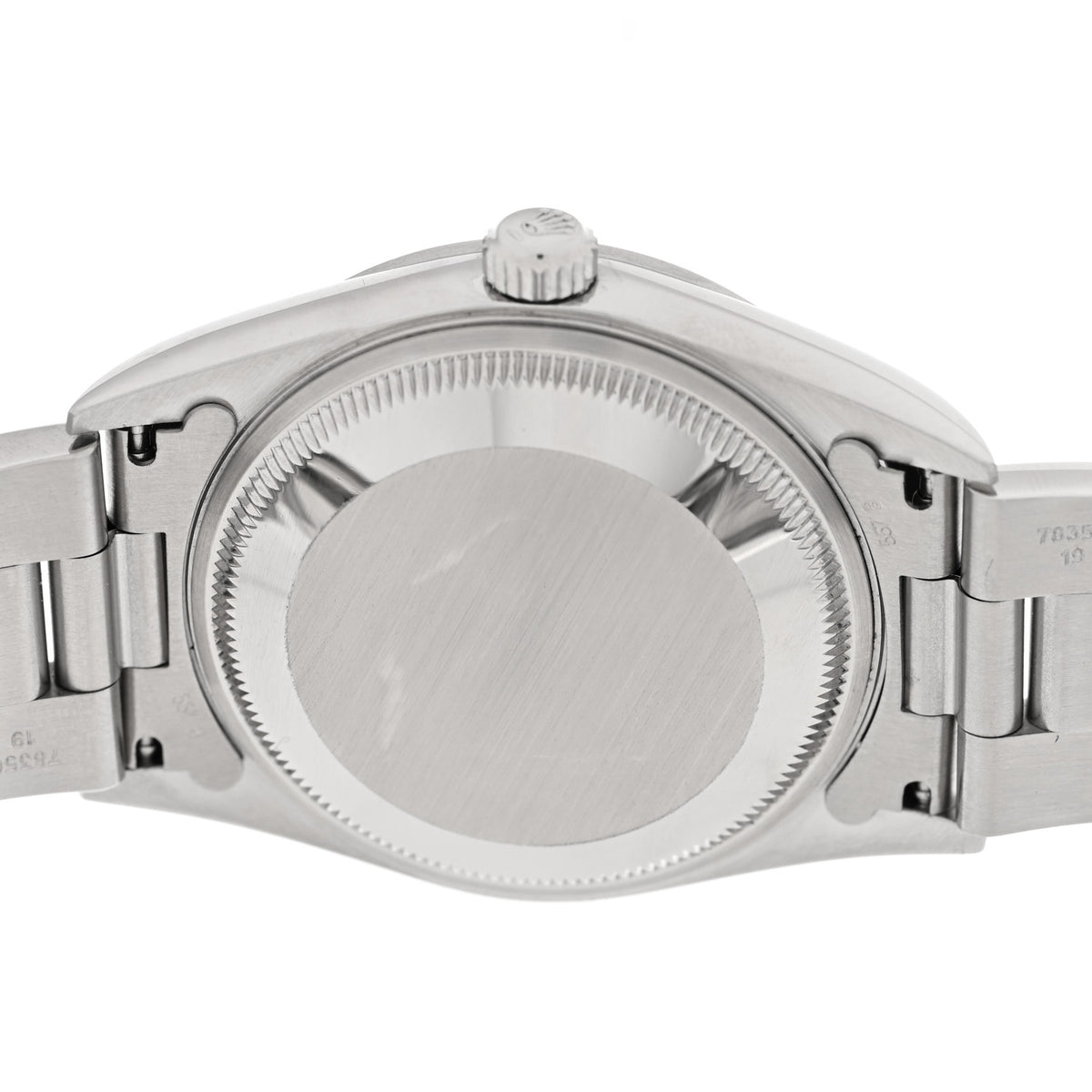 Stainless Steel 34mm Oyster Perpetual Date Watch Pink 15200