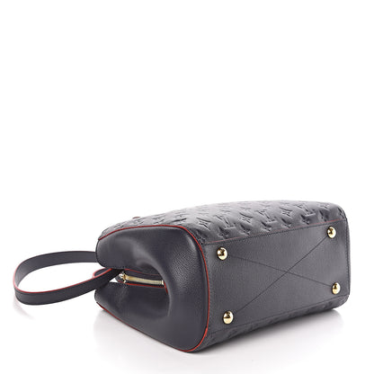 Louis Vuitton Empreinte Montaigne MM Marine Rouge 484550