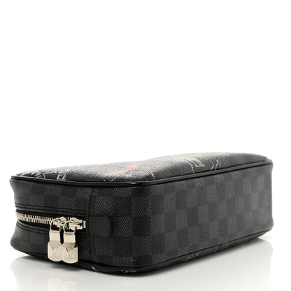 Louis Vuitton Damier Graphite Renaissance Trousse Toilette GM 4 of 7