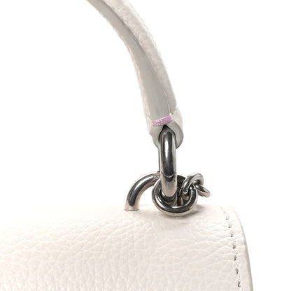 Mulberry Grained Calfskin Small Amberly Top Handle Crossbody White 10 of 10