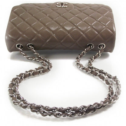 Chanel Caviar Jumbo Classic Flap Taupe 5 of 10