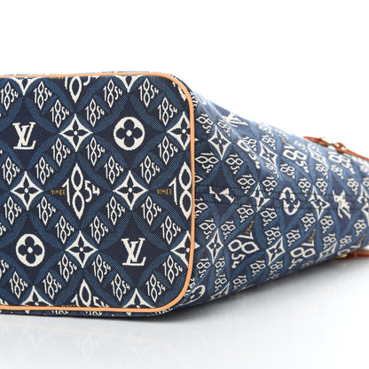 Louis Vuitton Jacquard Since 1854 Neverfull MM Blue 11 of 12