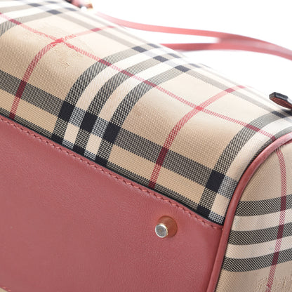Burberry Horseferry Check Small Canterbury Tote Antique Rose 27 of 28