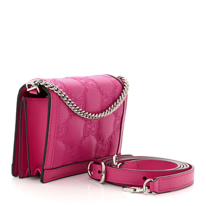 Gucci Nylon Calfskin Enamel GG Matelasse Mini Chain Bag Lovely 3 of 10