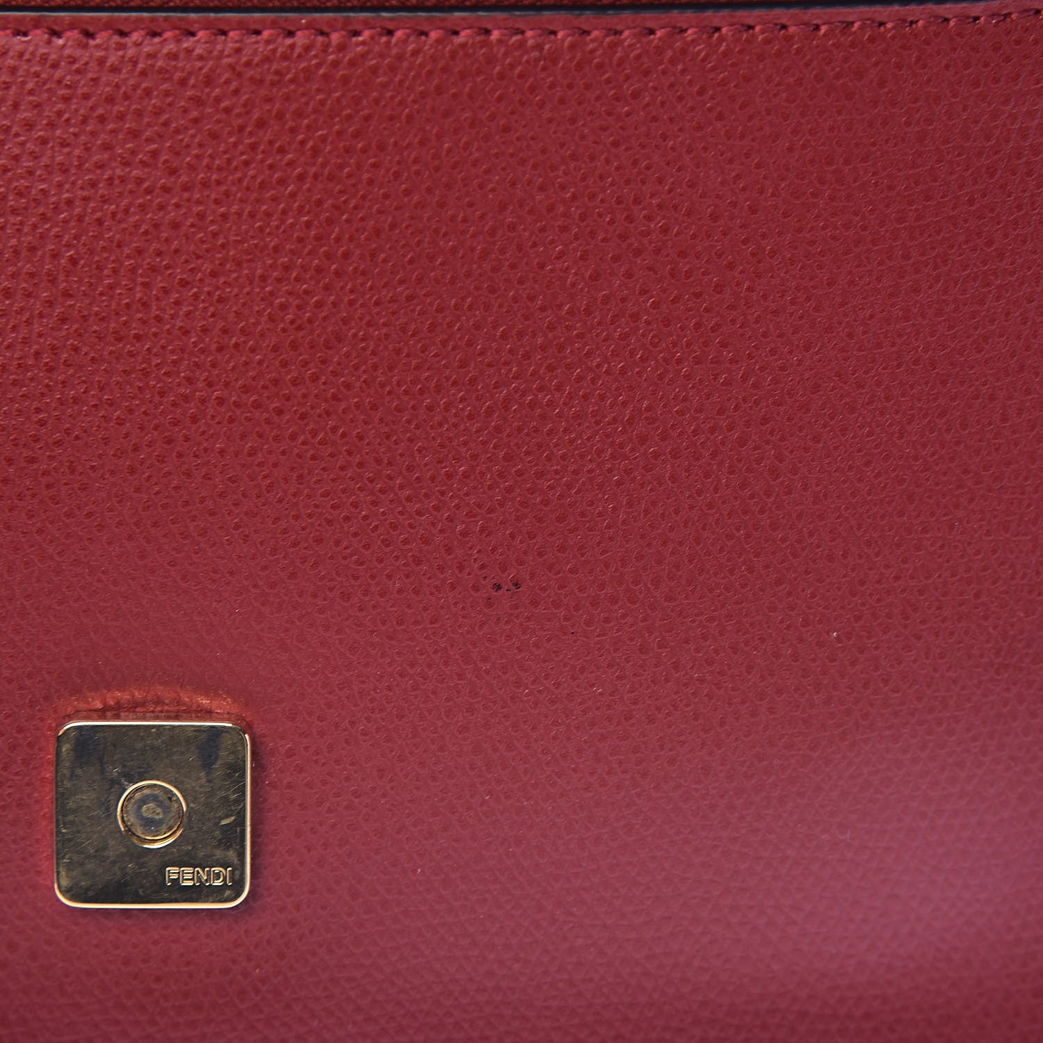 Fendi Vitello Cruise F is Fendi FF 1974 Embossed Medium Envelope Wallet On Chain Fragola Maya Black 15 of 18