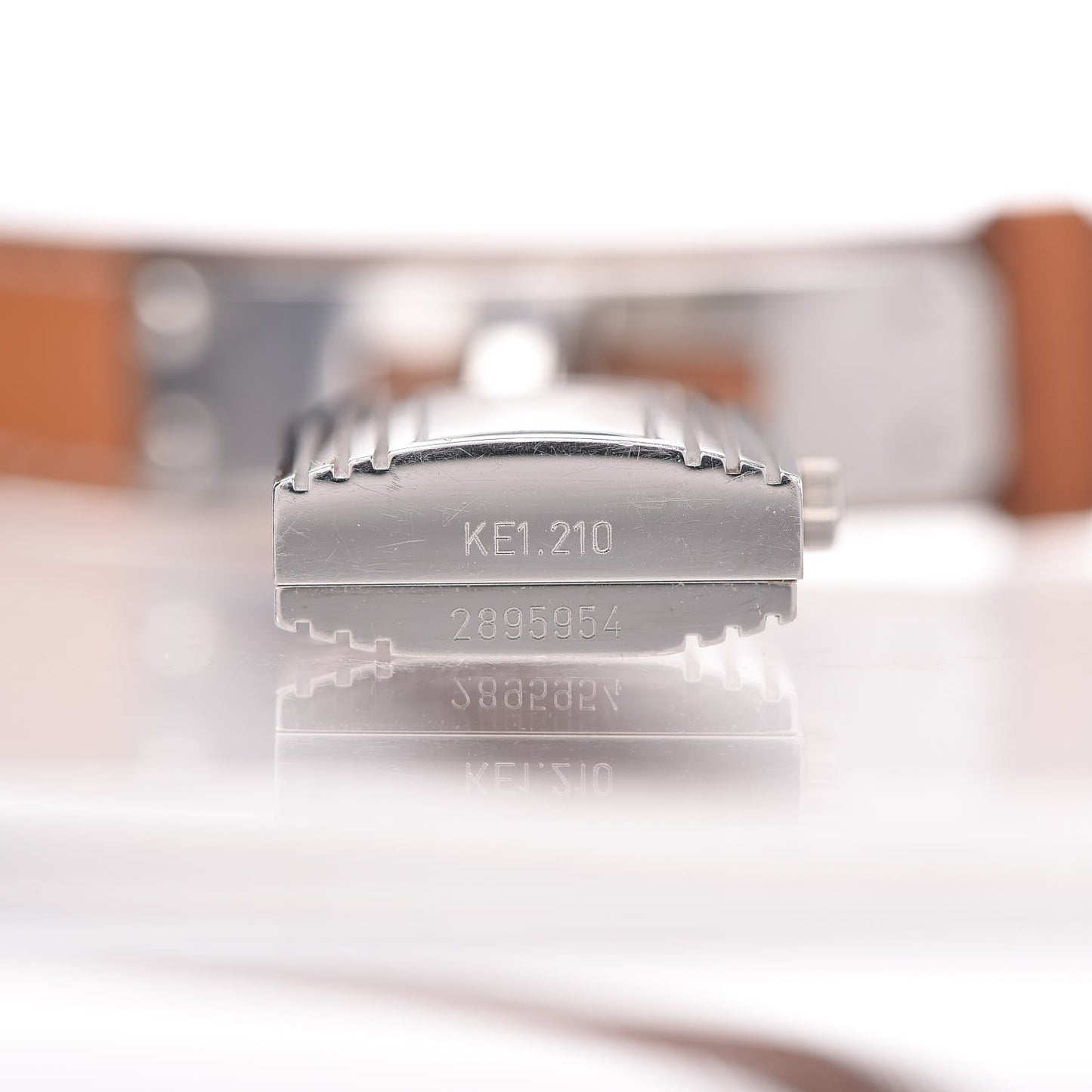 Stainless Steel Barenia 20mm Kelly Cadena Double Tour Quartz Watch Fauve