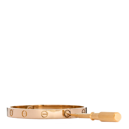 Cartier 18K Yellow Gold LOVE Bracelet 17 3 of 8