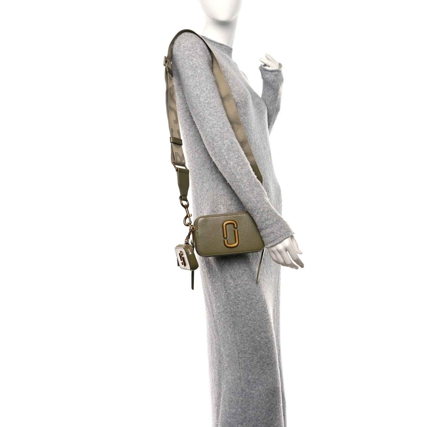 Saffiano Utility Snapshot Camera Bag Green