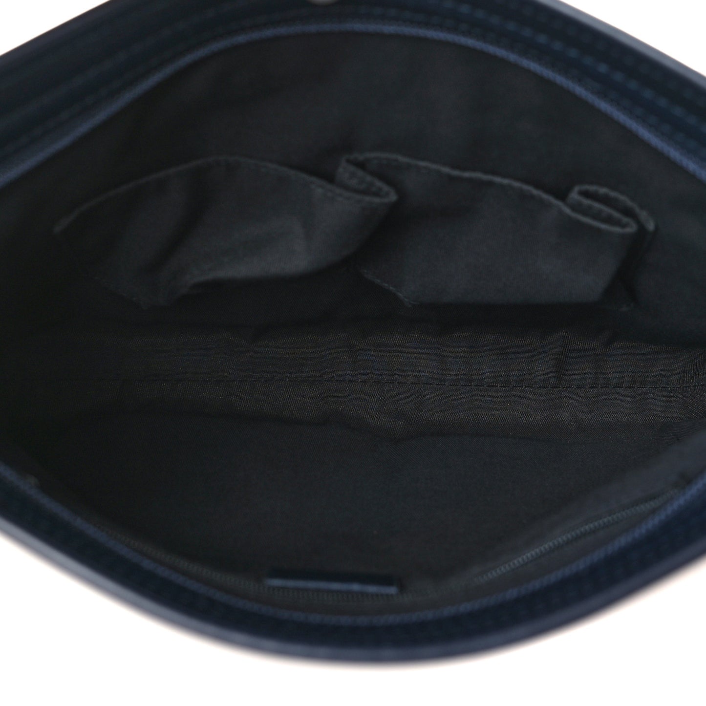 GG Supreme Monogram Web Flat Messenger Bag Navy