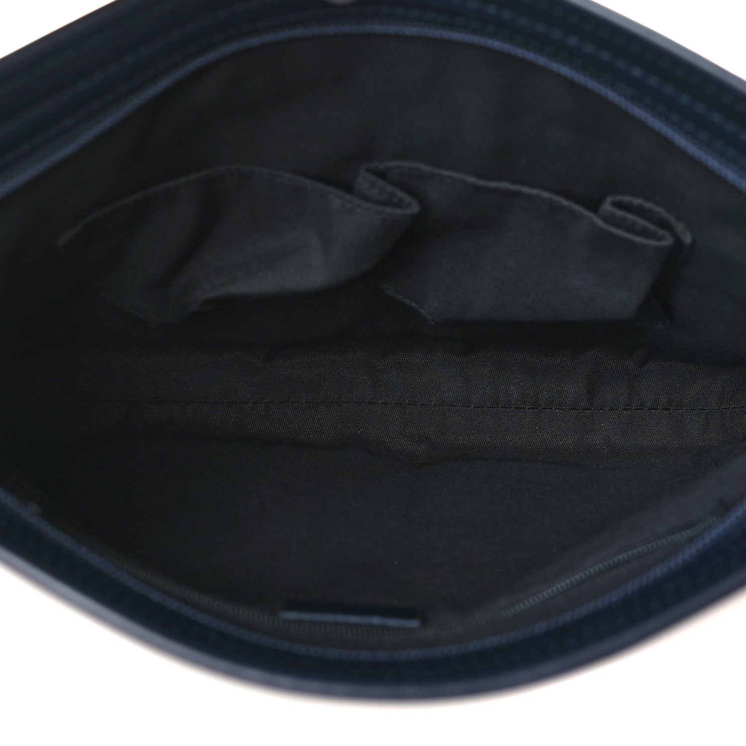 Gucci GG Supreme Monogram Web Flat Messenger Bag Navy 5 of 9