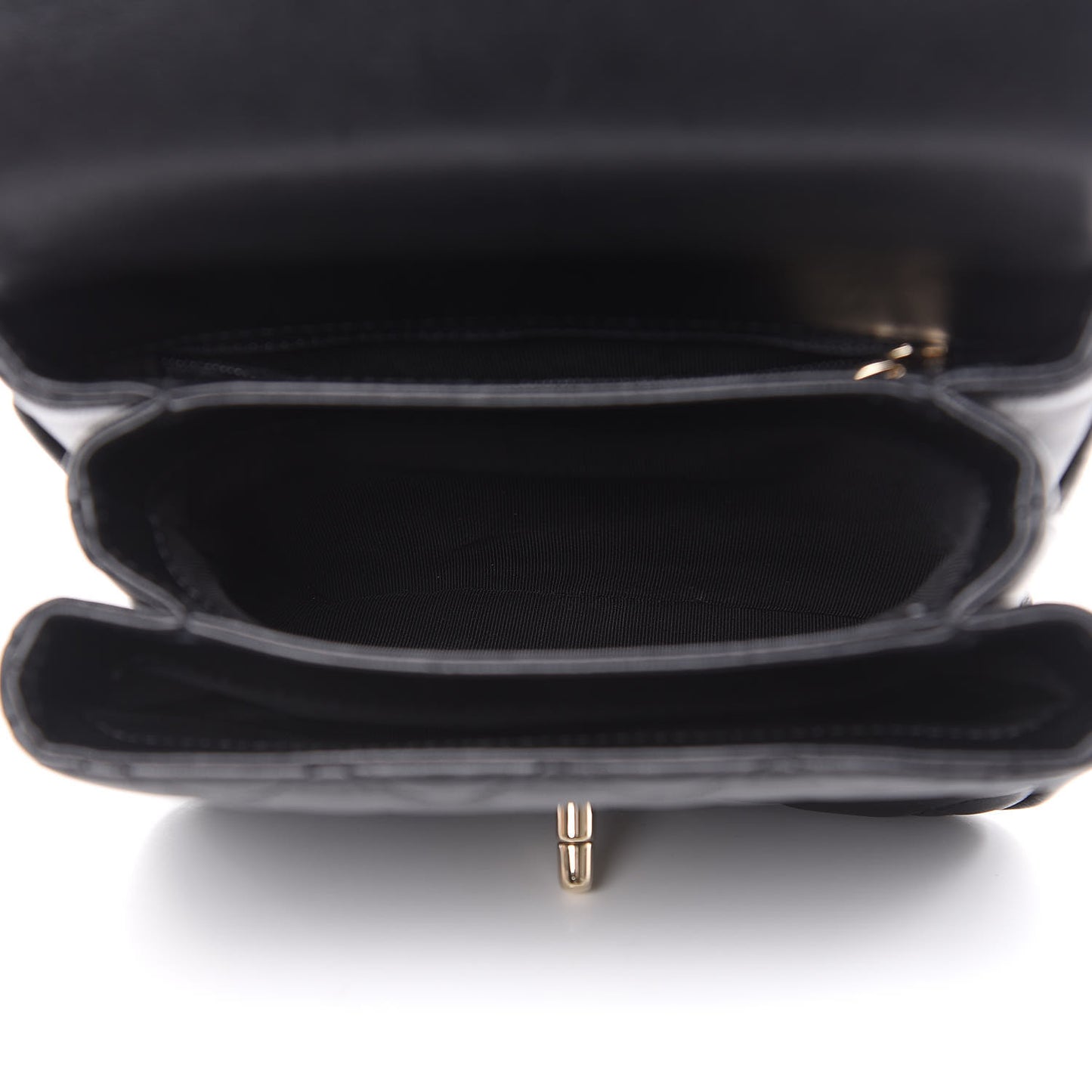 Lambskin Quilted Mini Citizen Chic Flap Black