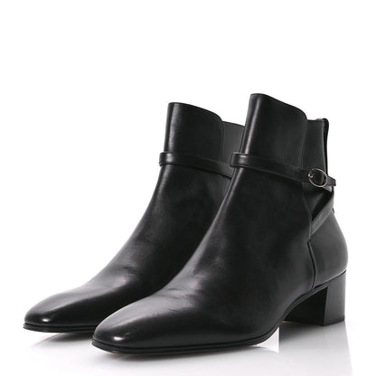 Saint Laurent Calfskin Mens Terry 45 Boots 43 Black 4 of 10