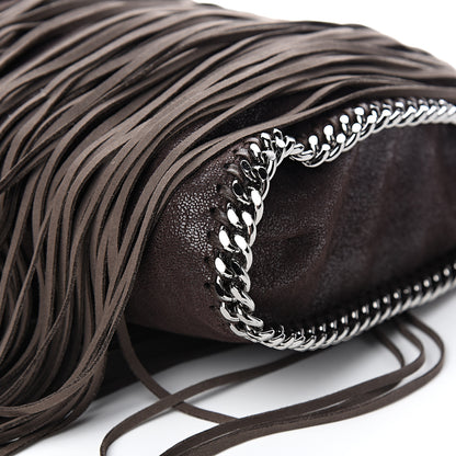 Stella McCartney Eco Suede Fringe Small Falabella Tote Brown 8 of 8