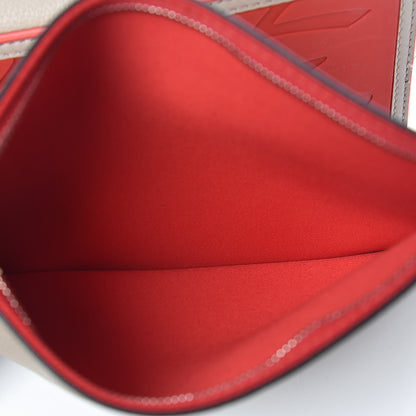 Christian Louboutin Calfskin Spikes Small East West Cabata Tote Gray 9 of 15