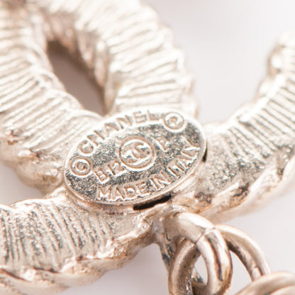 Chanel Resin Bead CC Drop Earrings Ivory 5 of 5