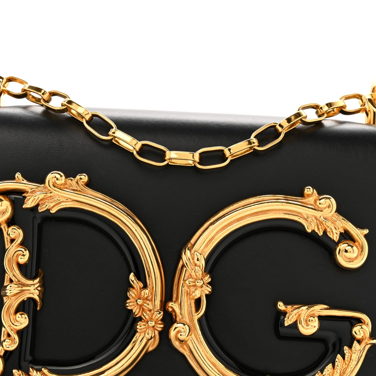 Nappa DG Girls Shoulder Bag Black