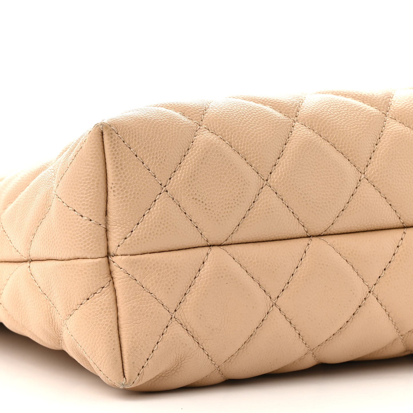 Caviar Quilted Small Urban Delight Light Beige