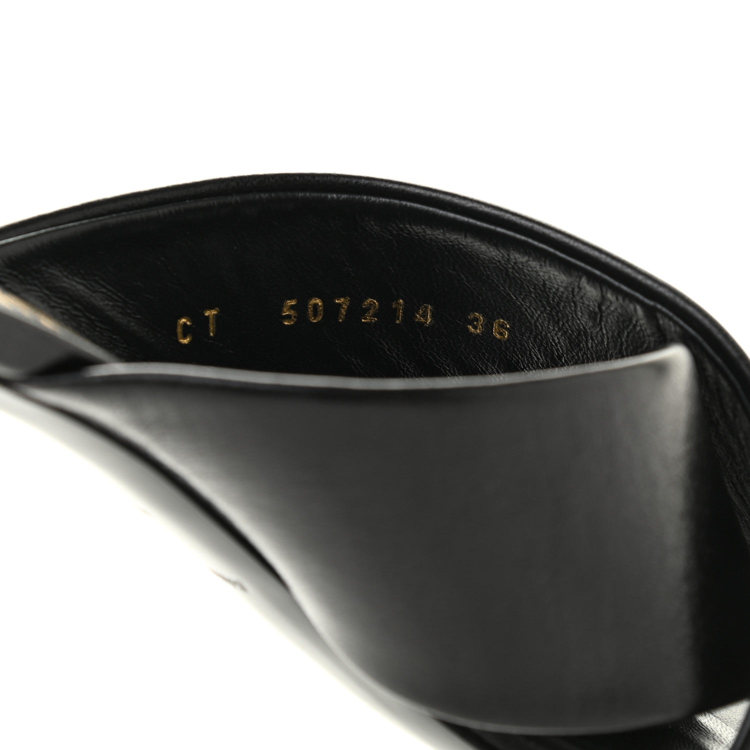 Saint Laurent Calfskin LouLou Mule Sandals 36 Black 8 of 8