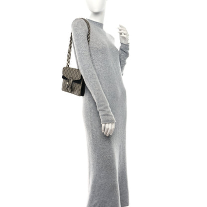 Gucci GG Supreme Monogram Mini Dionysus Shoulder Bag Black 2 of 10