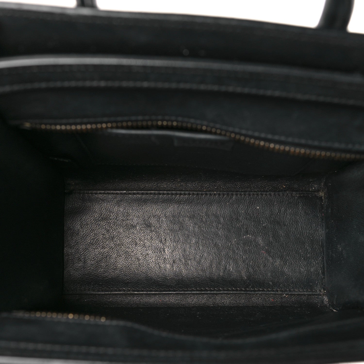 Celine Smooth Calfskin Nano Luggage Black 4 of 13