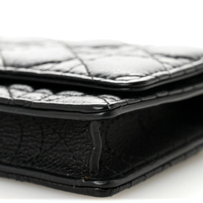Christian Dior Supple Calfskin Caro Pouch with Chain Black 8 of 9