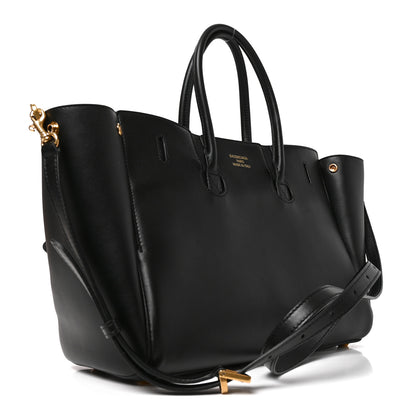 Balenciaga Smooth Calfskin Small Bel Air Carry All Bag  Black 3 of 9