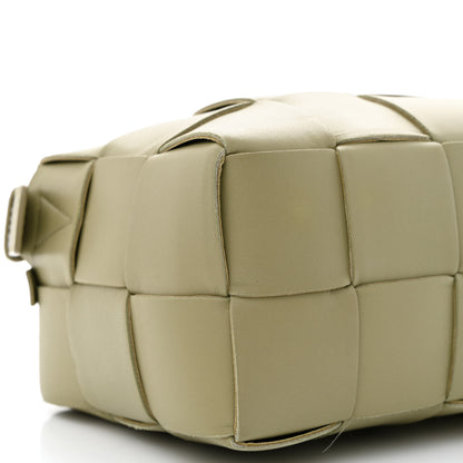 Bottega Veneta Lambskin Maxi Intrecciato Brick Cassette Bag Beige 9 of 10
