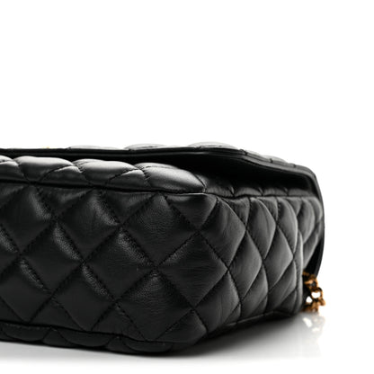Versace Nappa Quilted La Medusa Chain Crossbody Black 10 of 12
