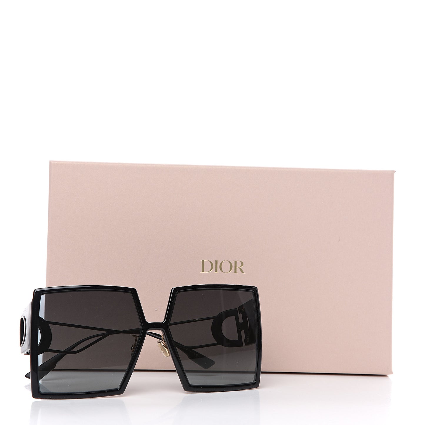 Square 30 Montaigne Sunglasses Black