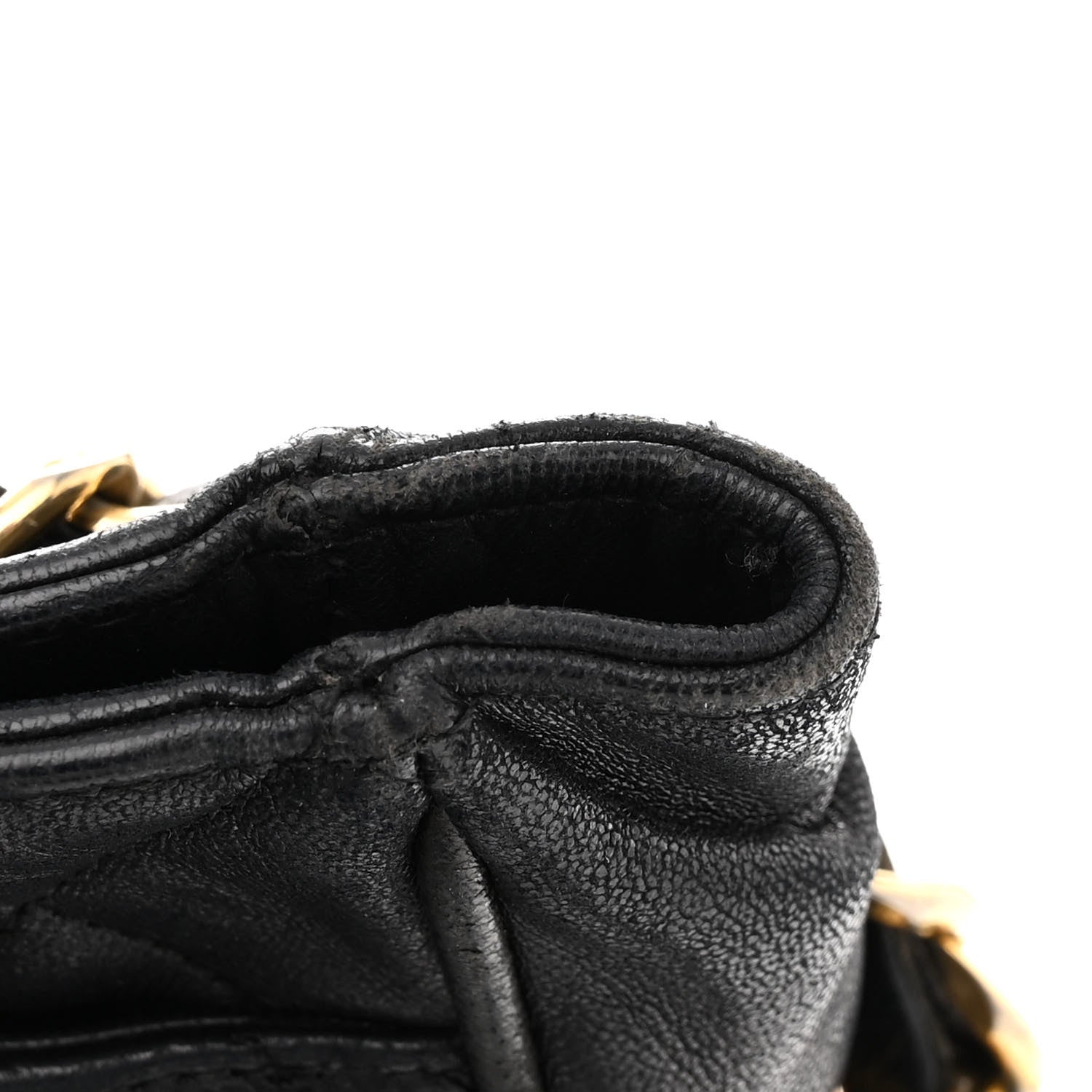 Chanel Lambskin Quilted Shopping Tote Black 12 of 18