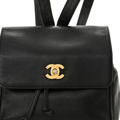 Chanel Caviar CC Backpack Black 8 of 19