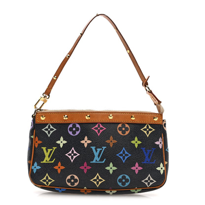 Louis Vuitton Monogram Multicolor Pochette Accessories Black 1 of 9