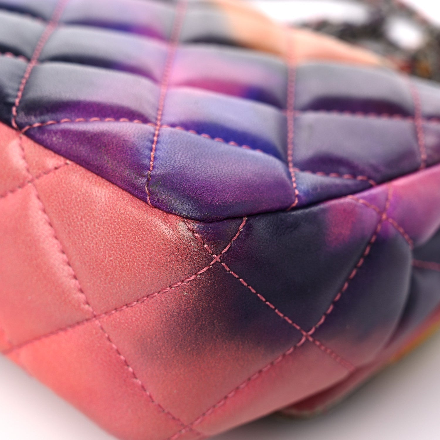 Chanel Printed Lambskin Quilted Small Flower Power Flap 11 of 17