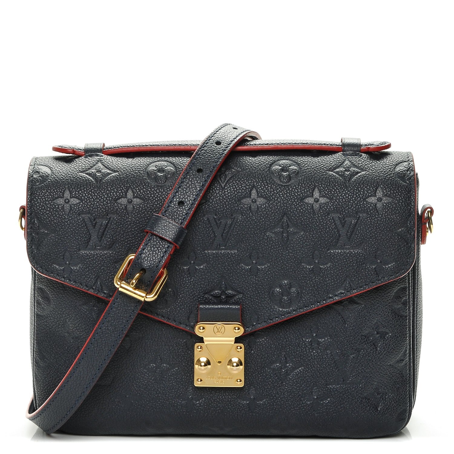 Louis Vuitton Empreinte Pochette Metis Marine Rouge 1 of 7