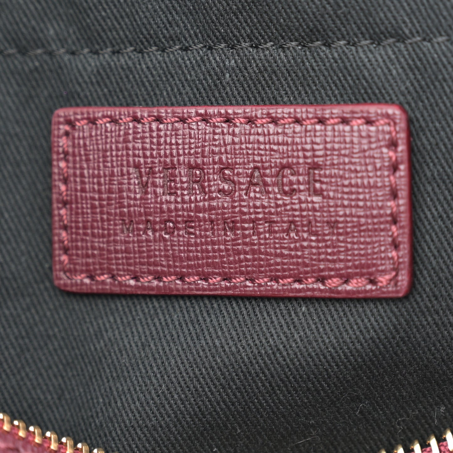 Saffiano Calfskin Palazzo Bowler Burgundy