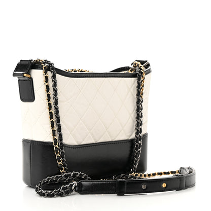 Chanel Aged Calfskin Quilted New Medium Gabrielle Hobo White 2 of 13