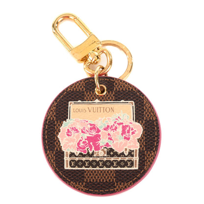 Louis Vuitton Damier Illustre Posies Bag Charm 1 of 5