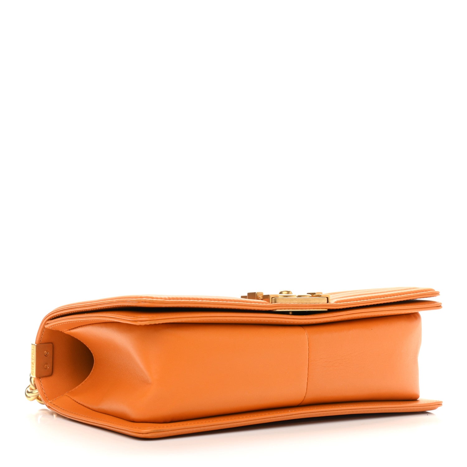 Chanel Lambskin Quilted Medium Boy Flap Orange 4 of 11