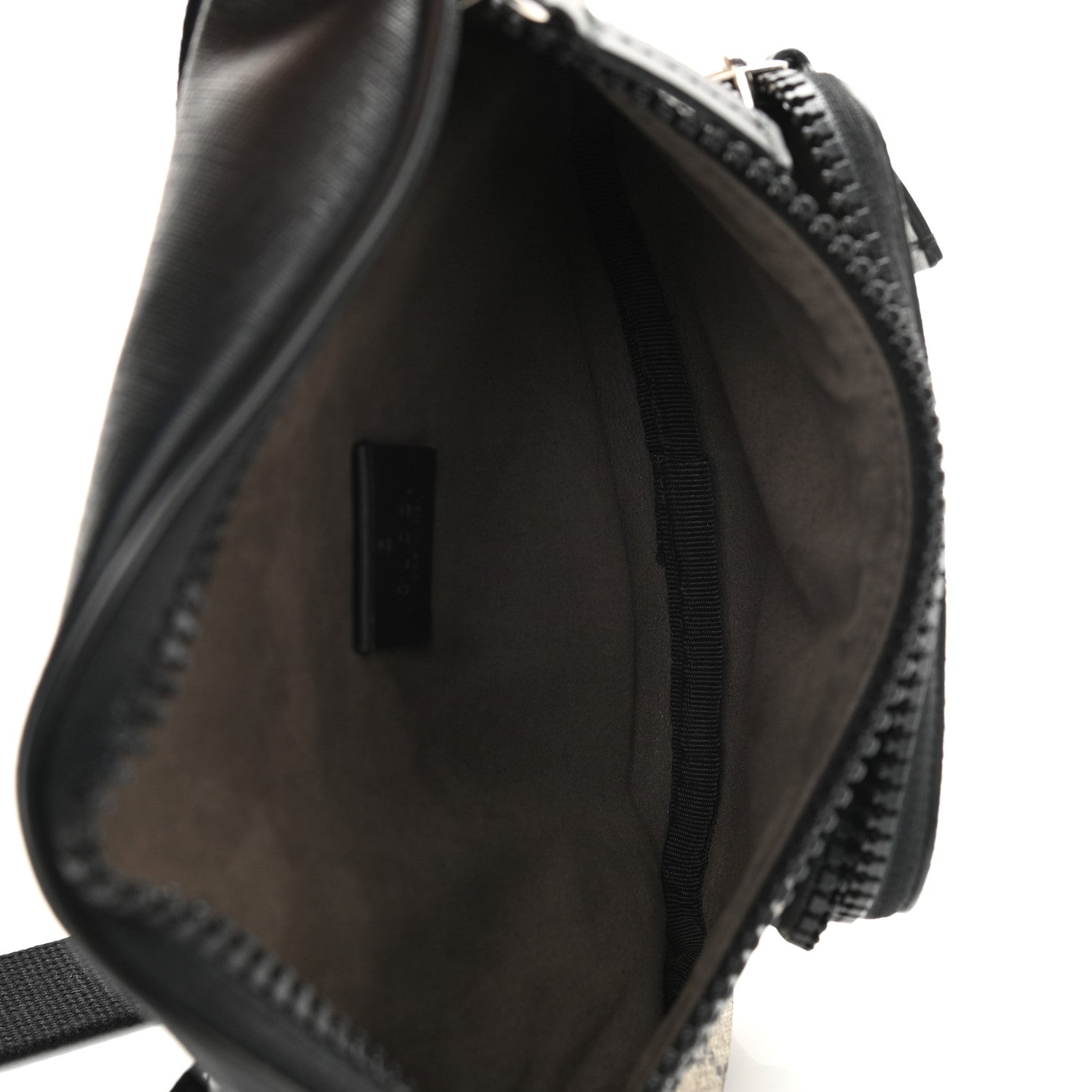 Gucci GG Supreme Monogram Belt Bag Black 5 of 10