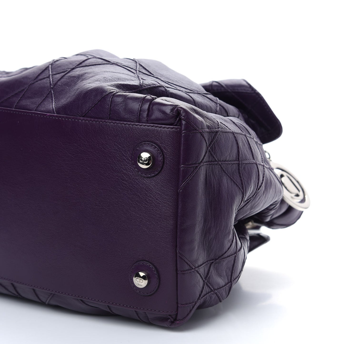 Lambskin Cannage Medium Le Trente Tote Purple