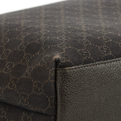 Gucci Monogram Denim Large Tote Brown 8 of 8