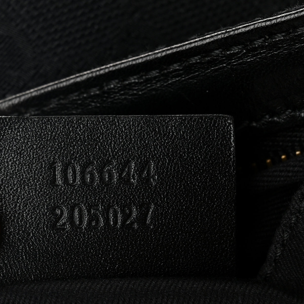 Monogram Shoulder Bag  Black