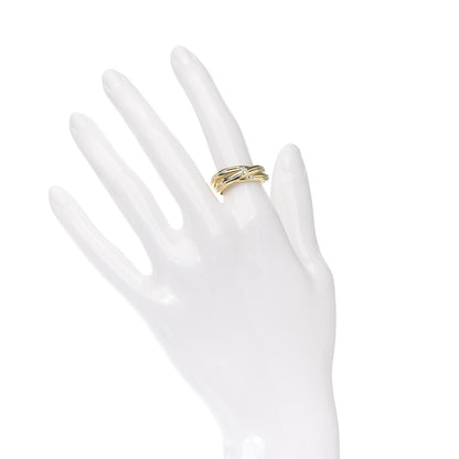 Cartier 18K Yellow Gold Diamond Constellation Trinity Ring 50 5.25 2 of 5