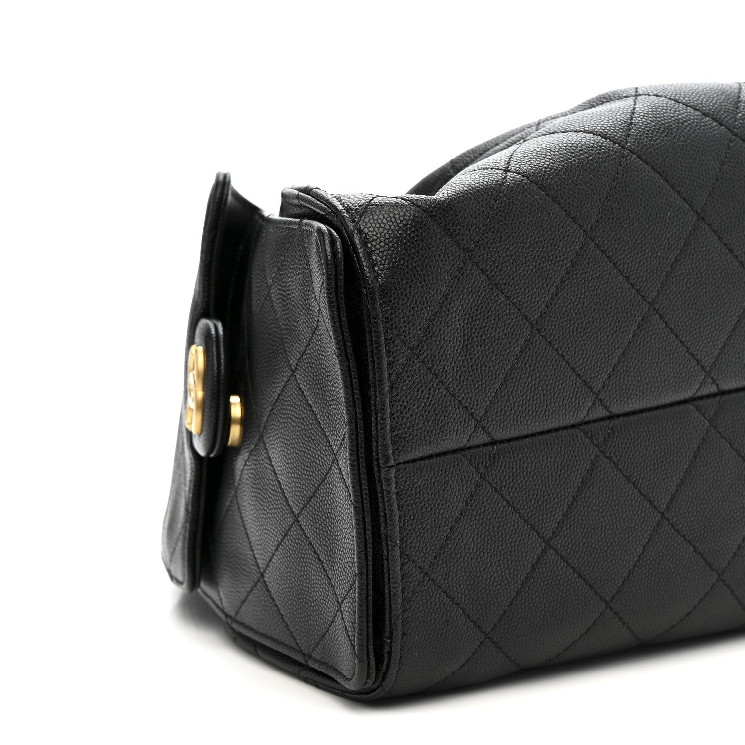Chanel Caviar Quilted Small Chanel 25 Handbag Black 9 of 10