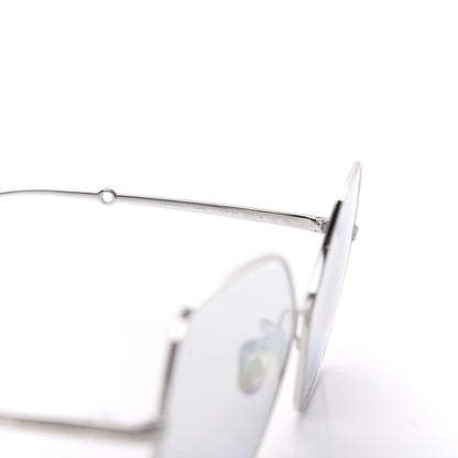 Chanel Butterfly Removable Pearl Chain Sunglasses 4262 Silver 7 of 10
