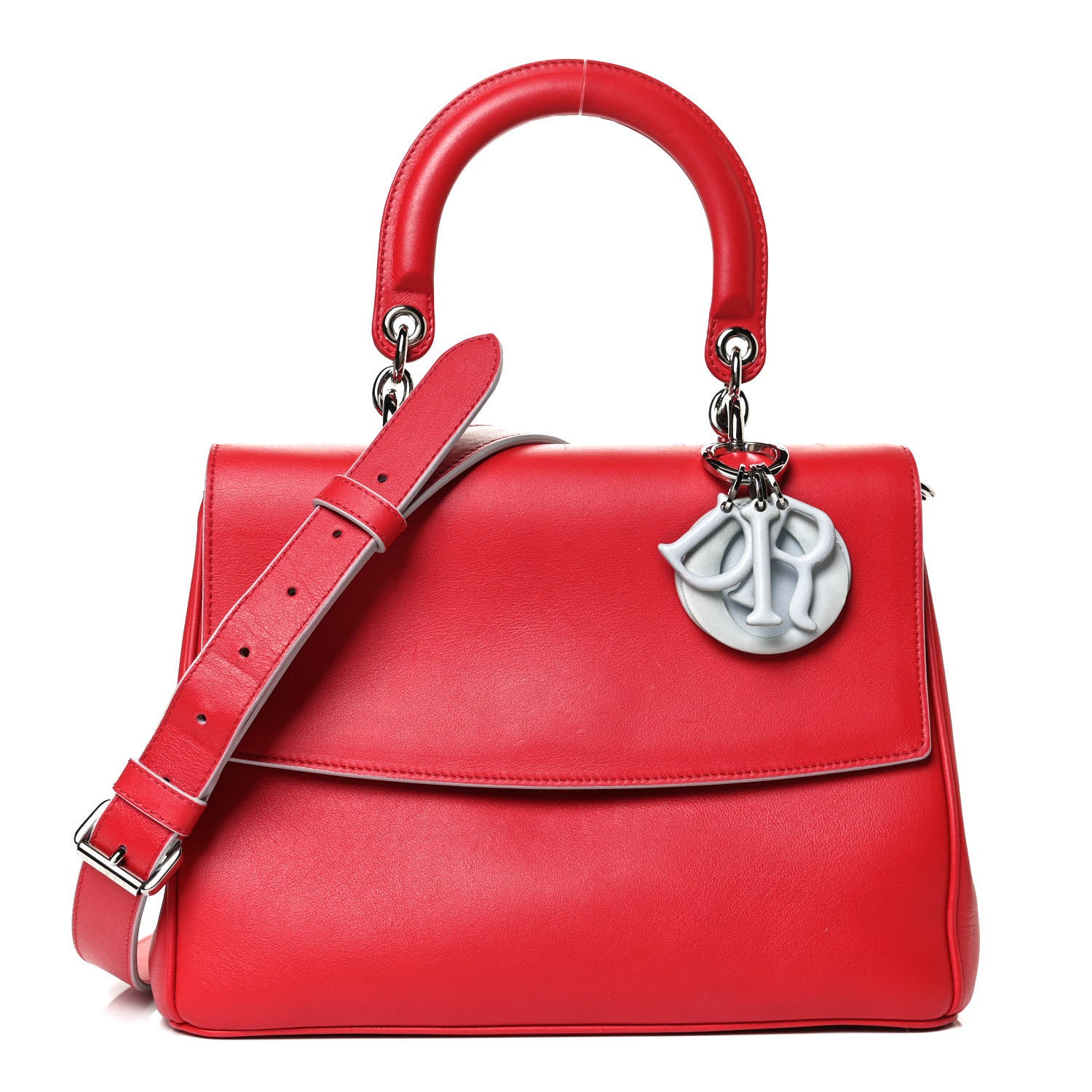 Christian Dior Smooth Calfskin Small Be Dior Flap Red 1 of 11