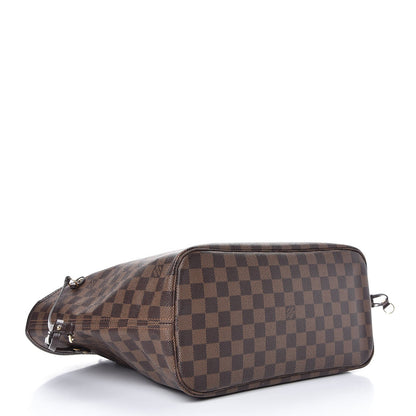Louis Vuitton Damier Ebene Neo Neverfull MM Rose Ballerine 4 of 8